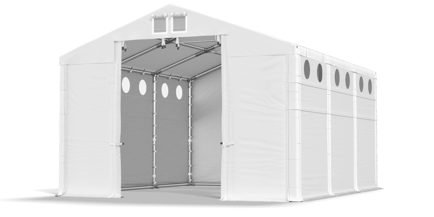 Ingresso tenda aperto