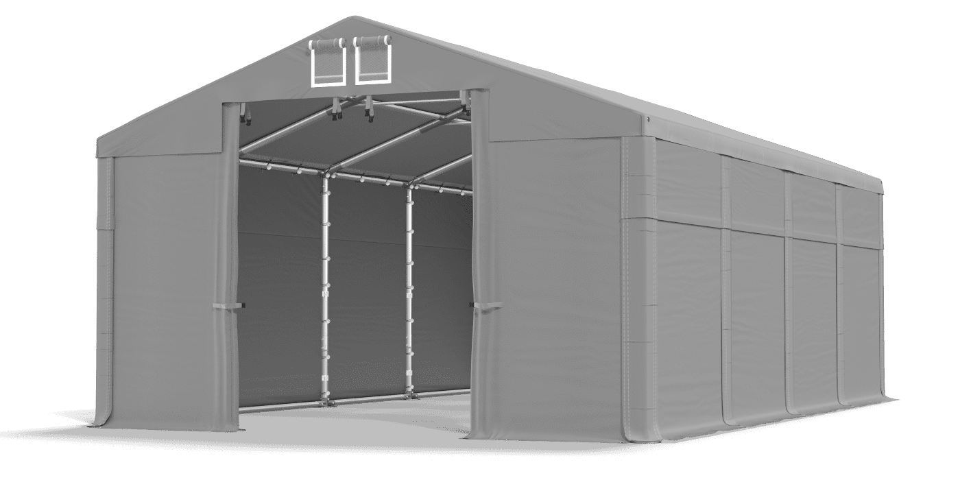 Ingresso tenda aperto
