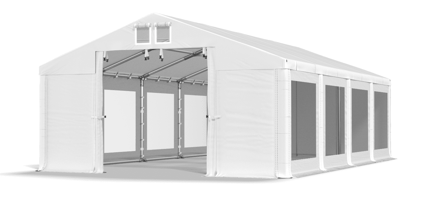 Ingresso tenda aperto