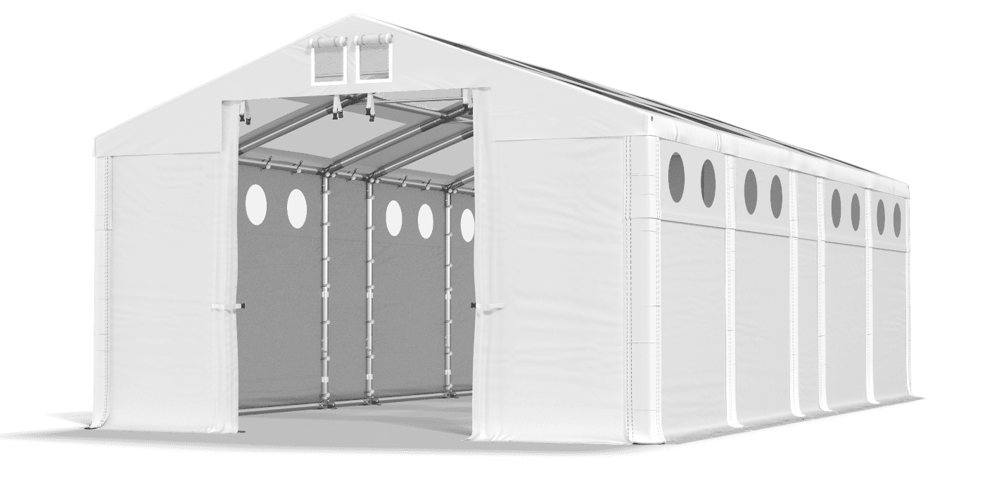 Ingresso tenda aperto