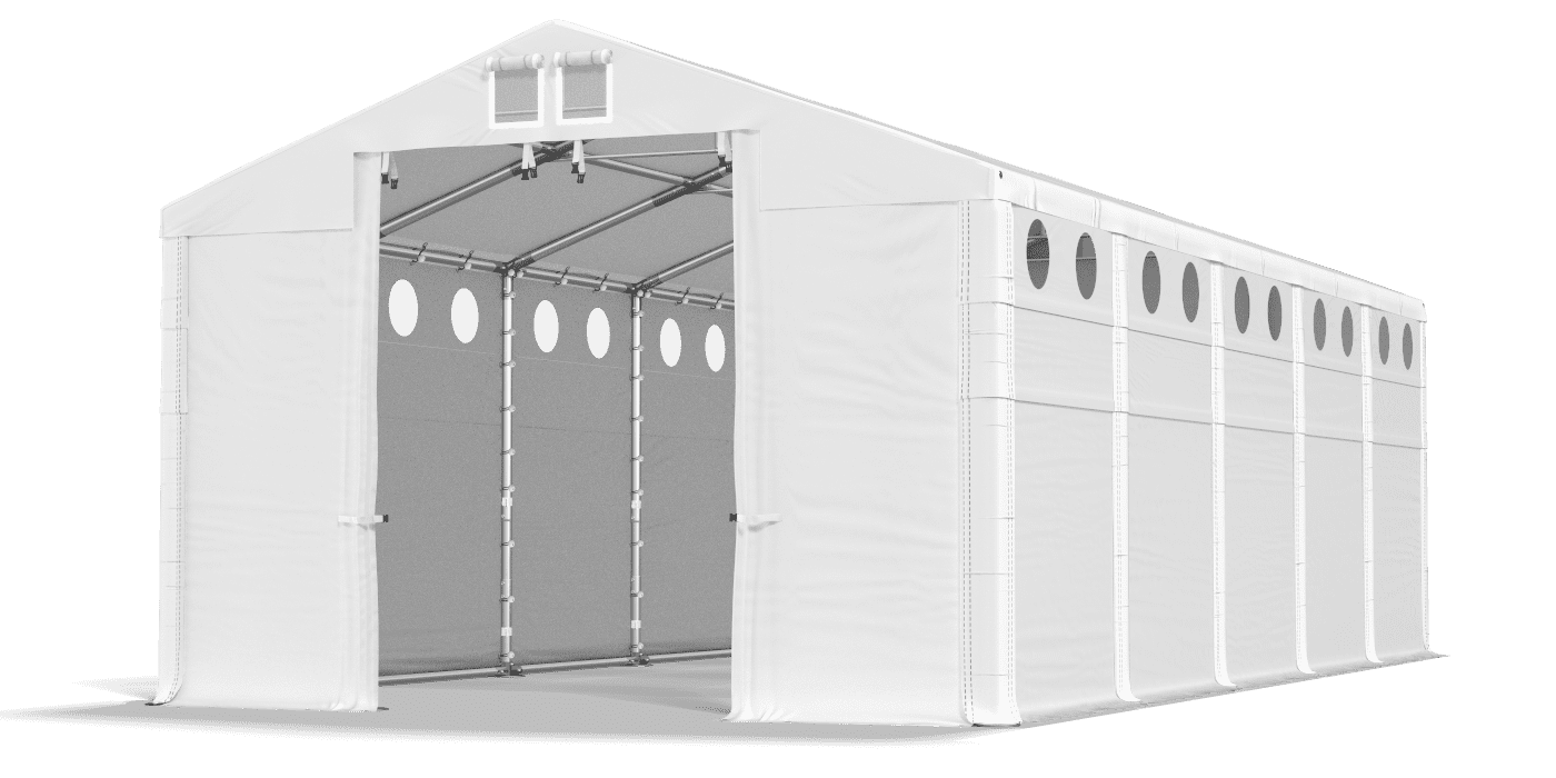 Ingresso tenda aperto