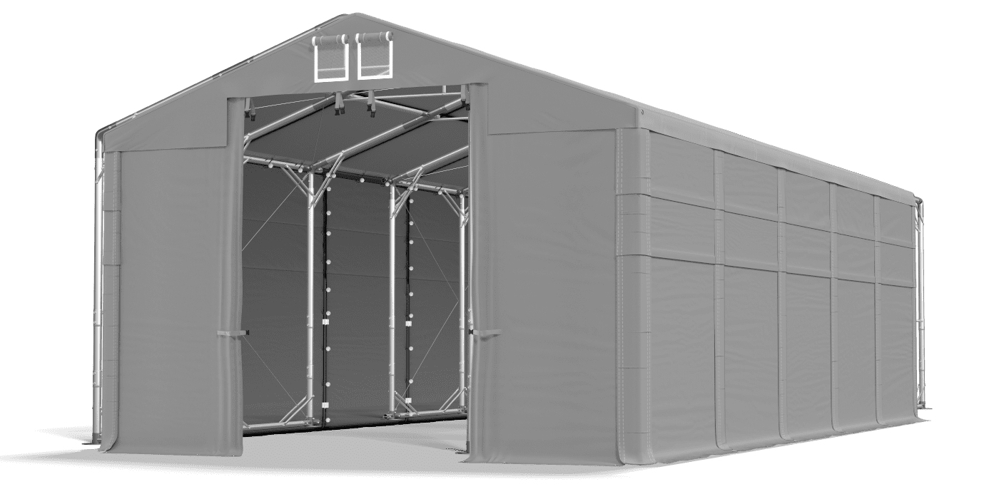 Ingresso tenda aperto
