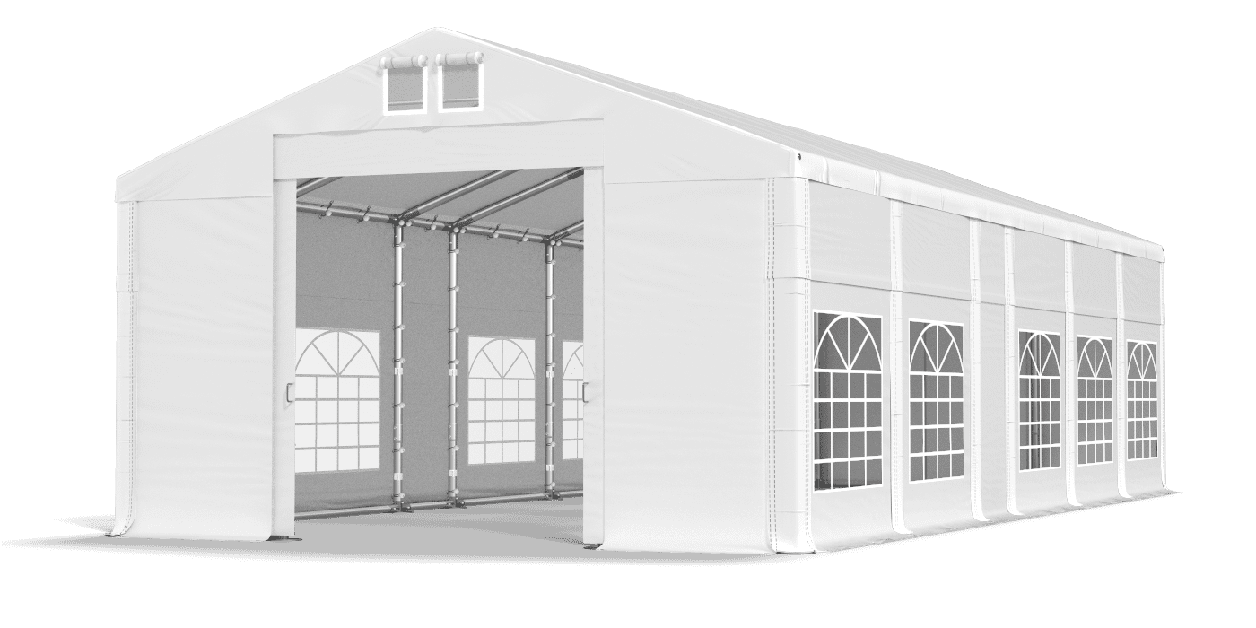 Ingresso tenda aperto