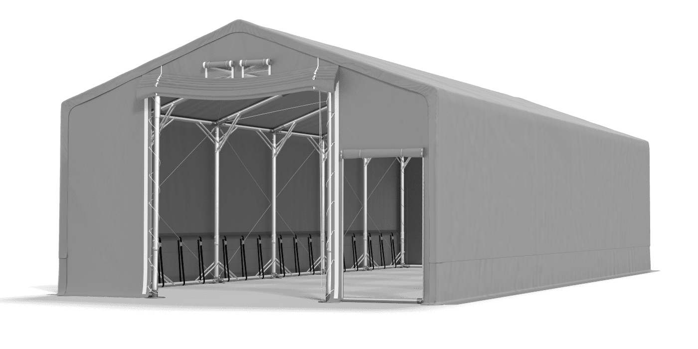 Ingresso tenda aperto