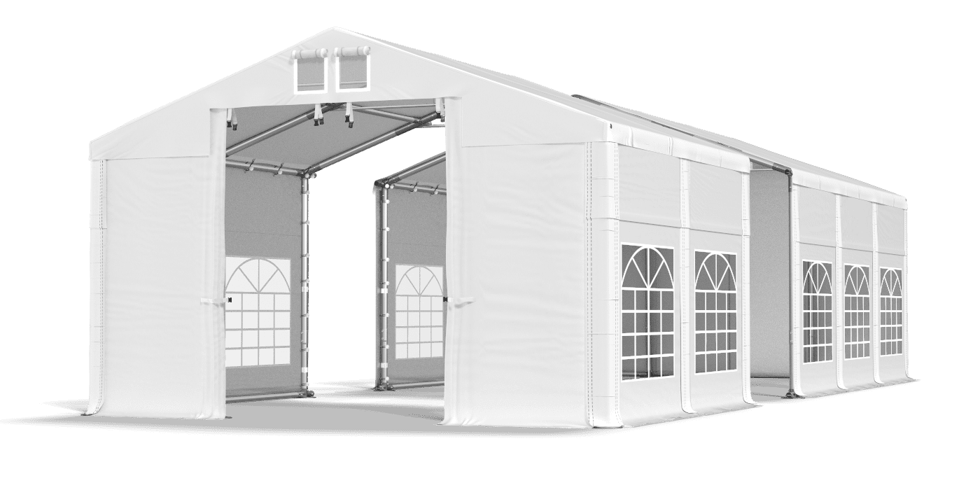 Ingresso tenda aperto