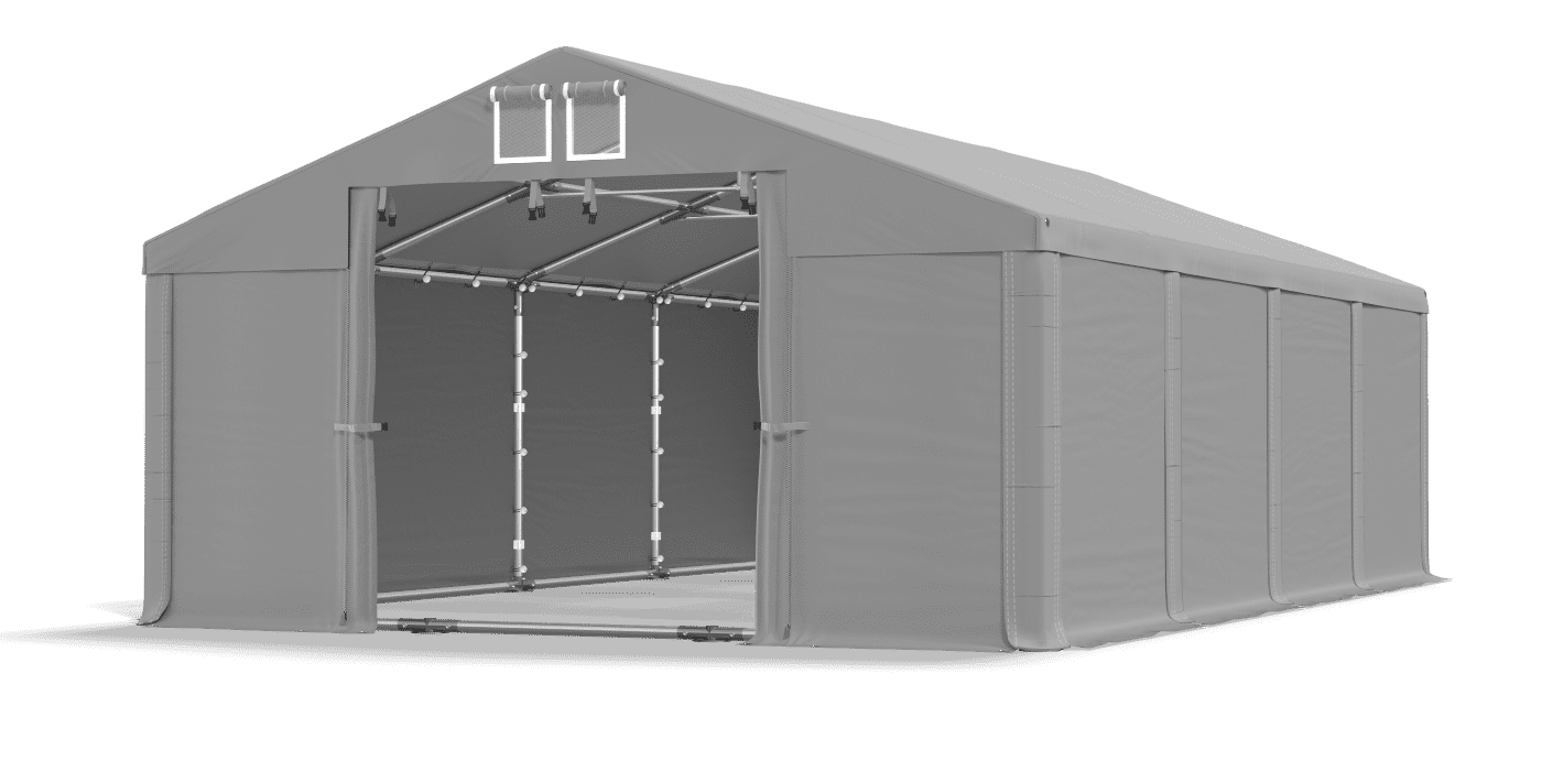 Ingresso tenda aperto