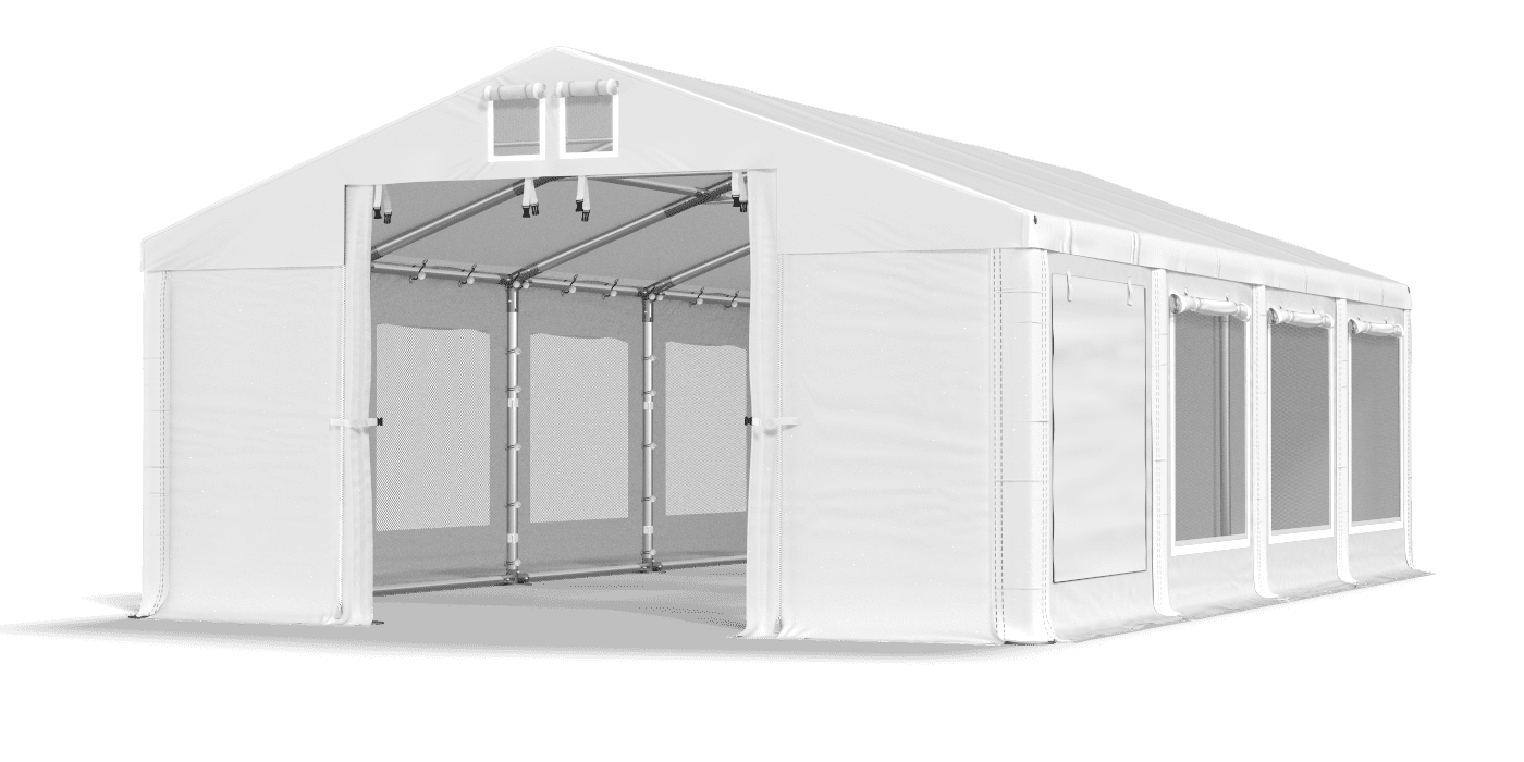 Ingresso tenda aperto
