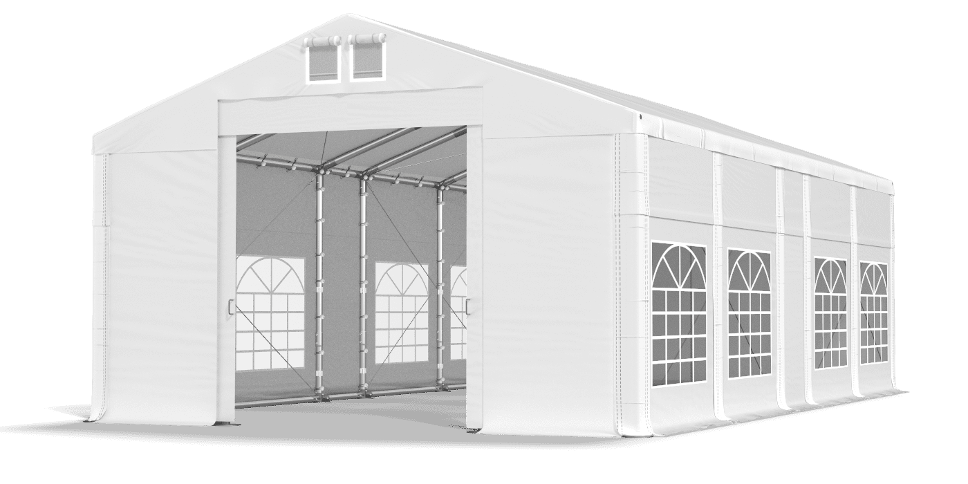 Ingresso tenda aperto
