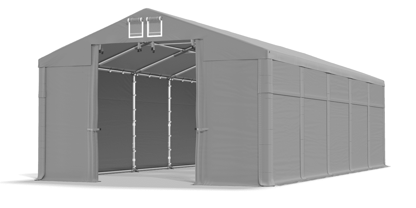 Ingresso tenda aperto