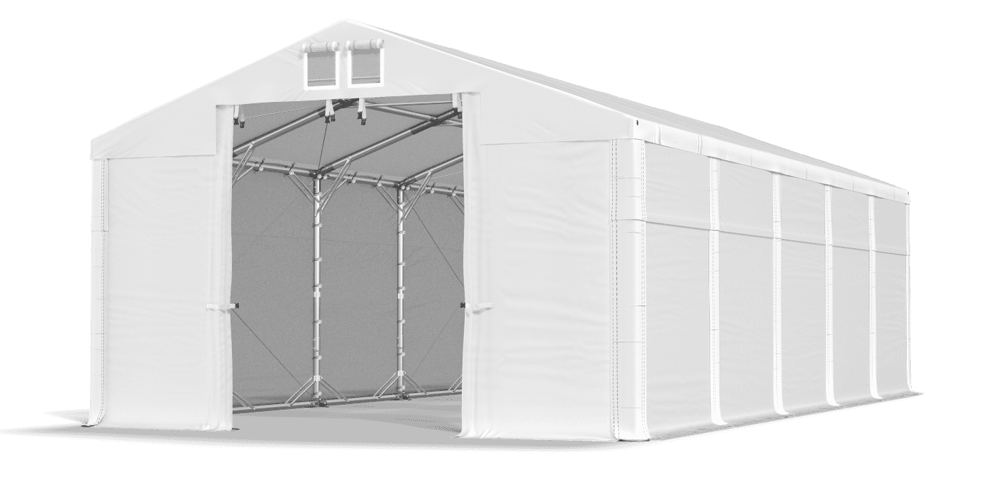 Ingresso tenda aperto