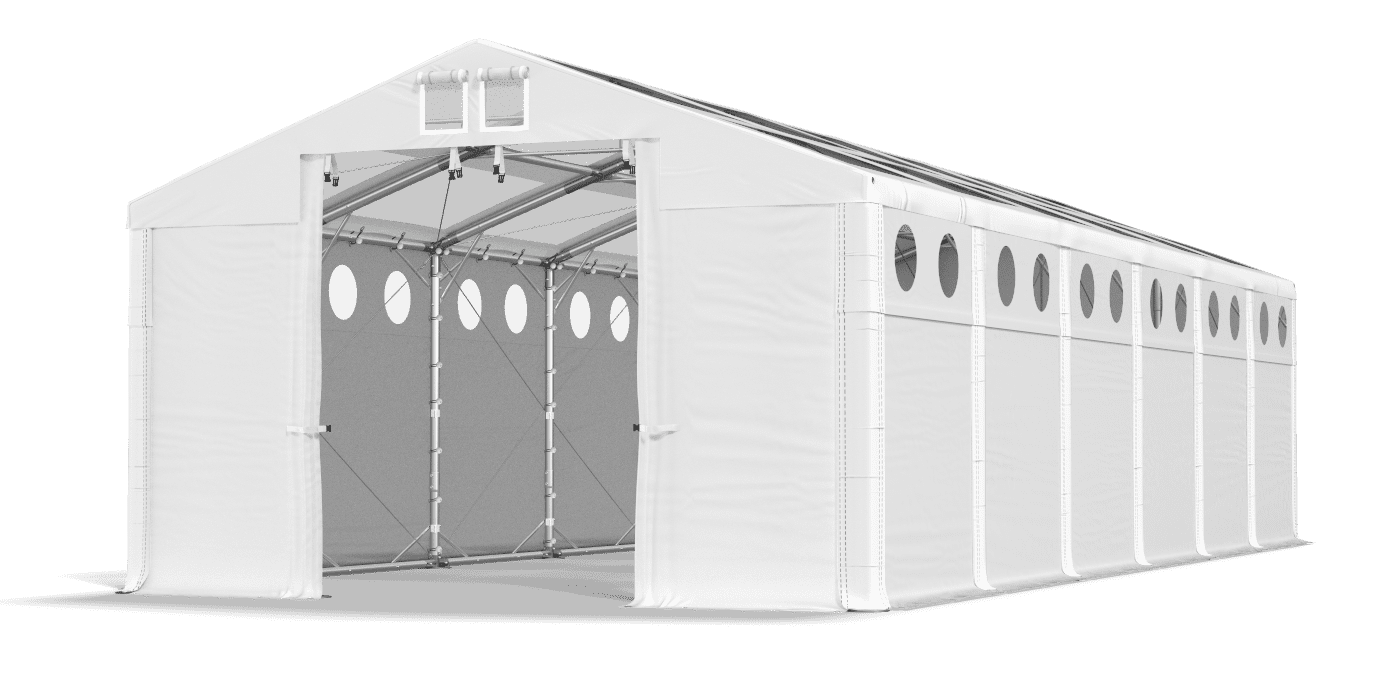 Ingresso tenda aperto