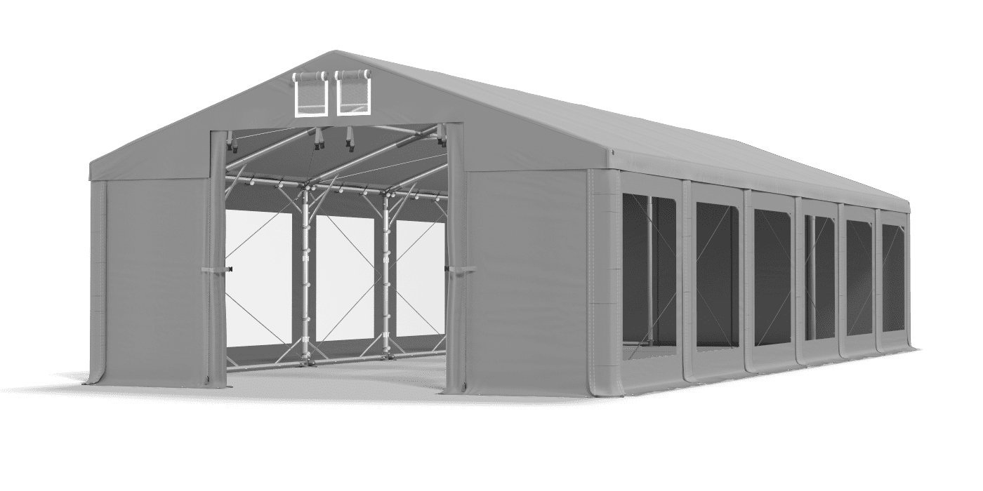 Ingresso tenda aperto