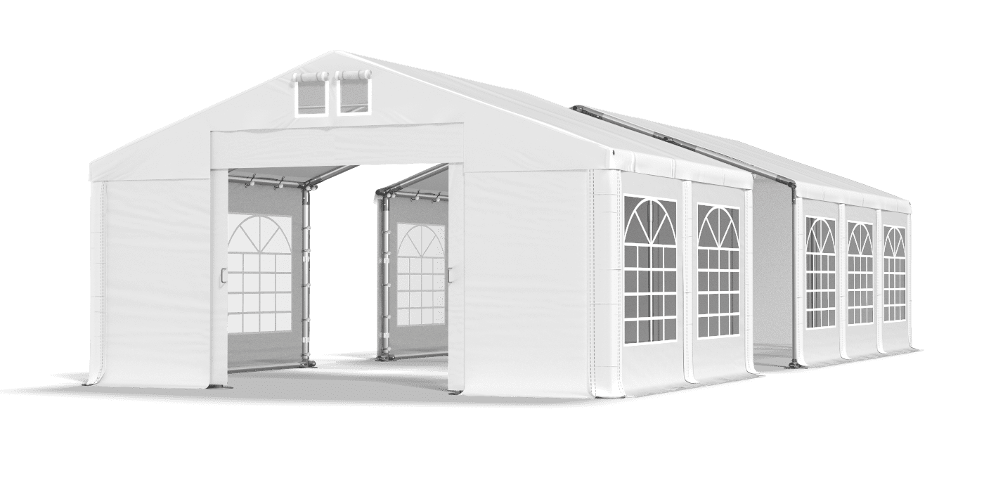 Ingresso tenda aperto
