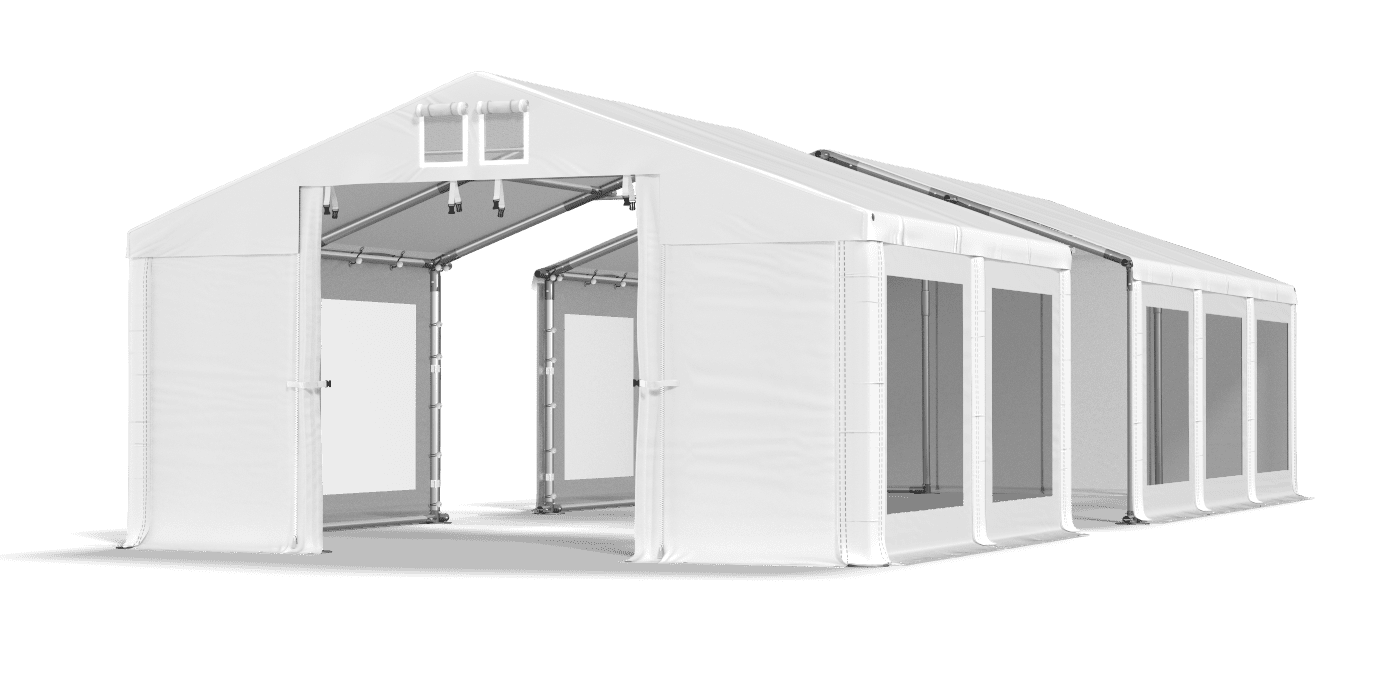 Ingresso tenda aperto