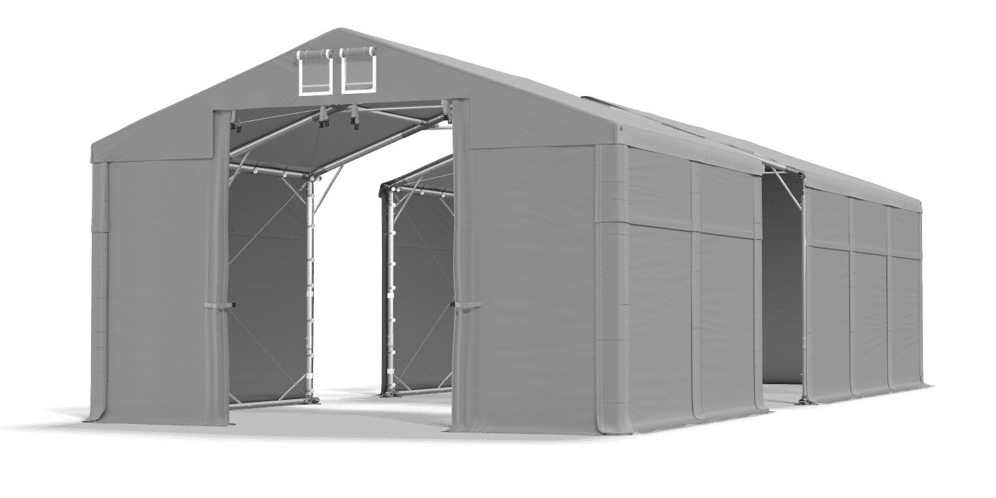 Ingresso tenda aperto