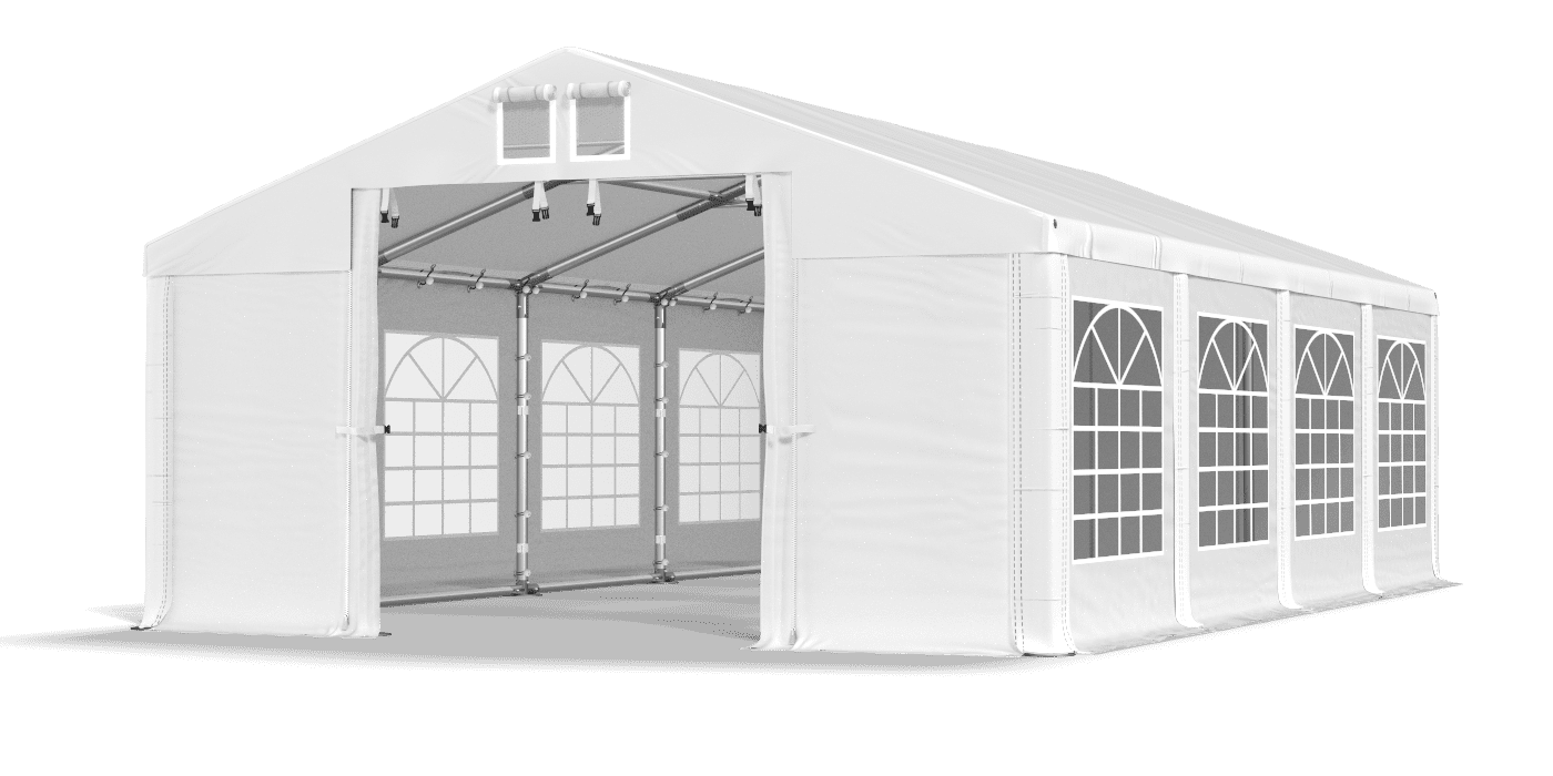 Ingresso tenda aperto