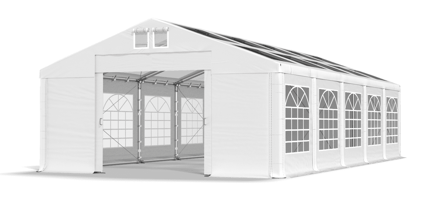 Ingresso tenda aperto