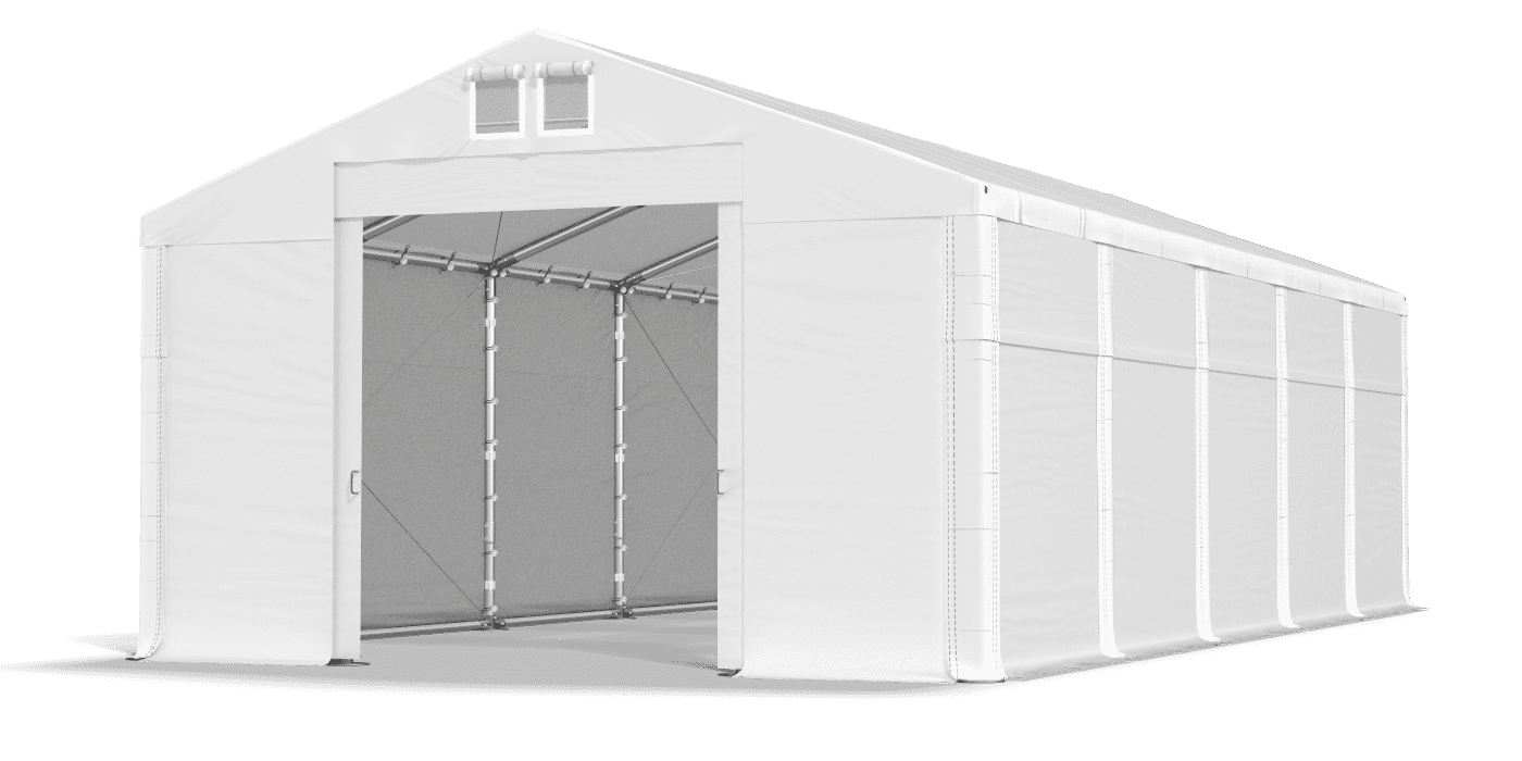Ingresso tenda aperto