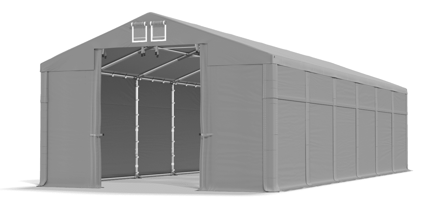 Ingresso tenda aperto