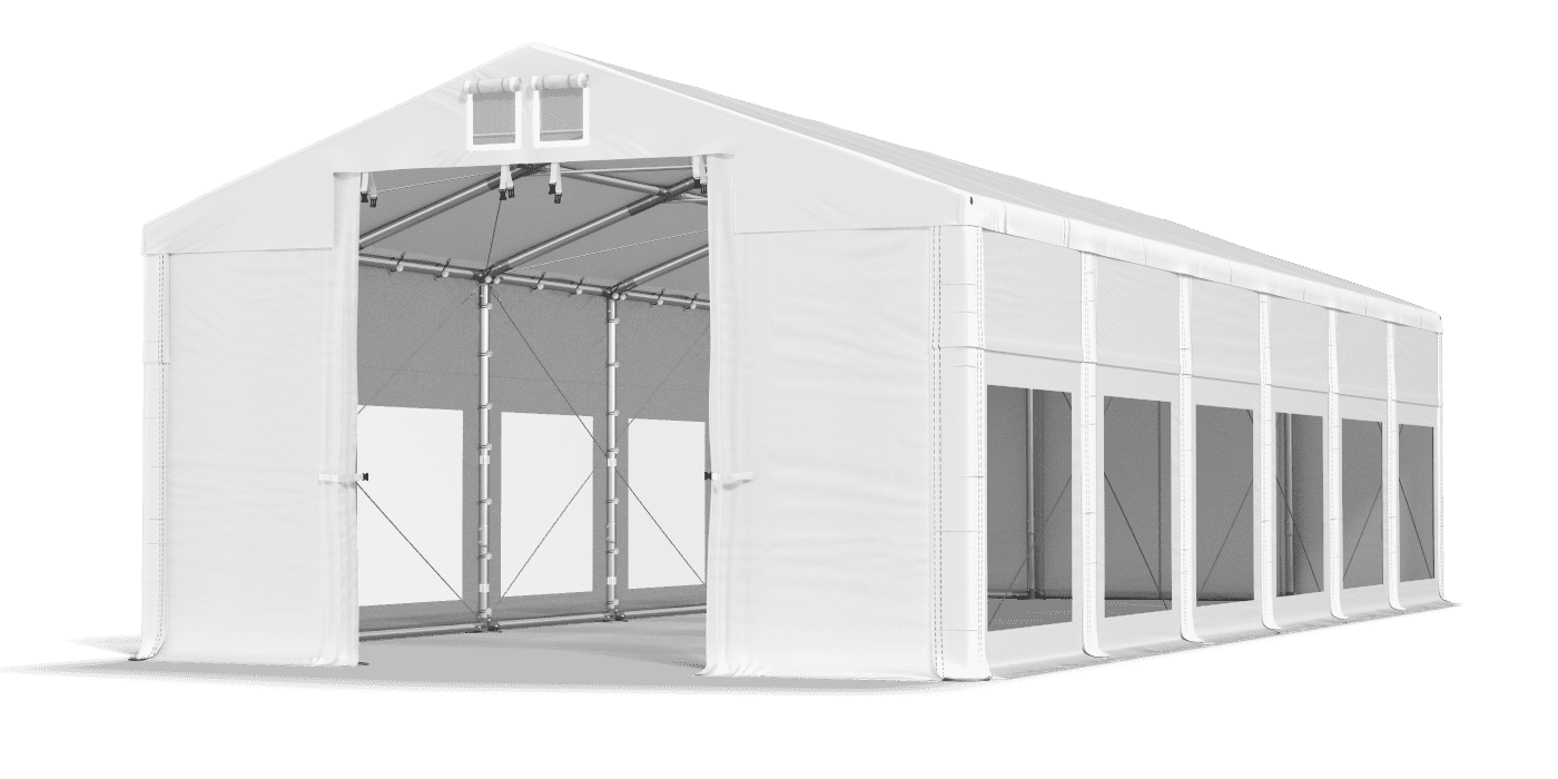 Ingresso tenda aperto
