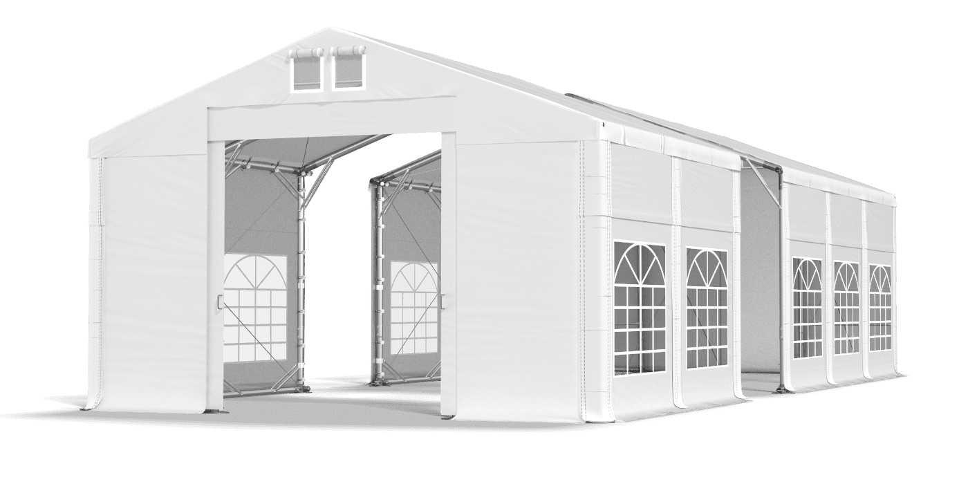 Ingresso tenda aperto