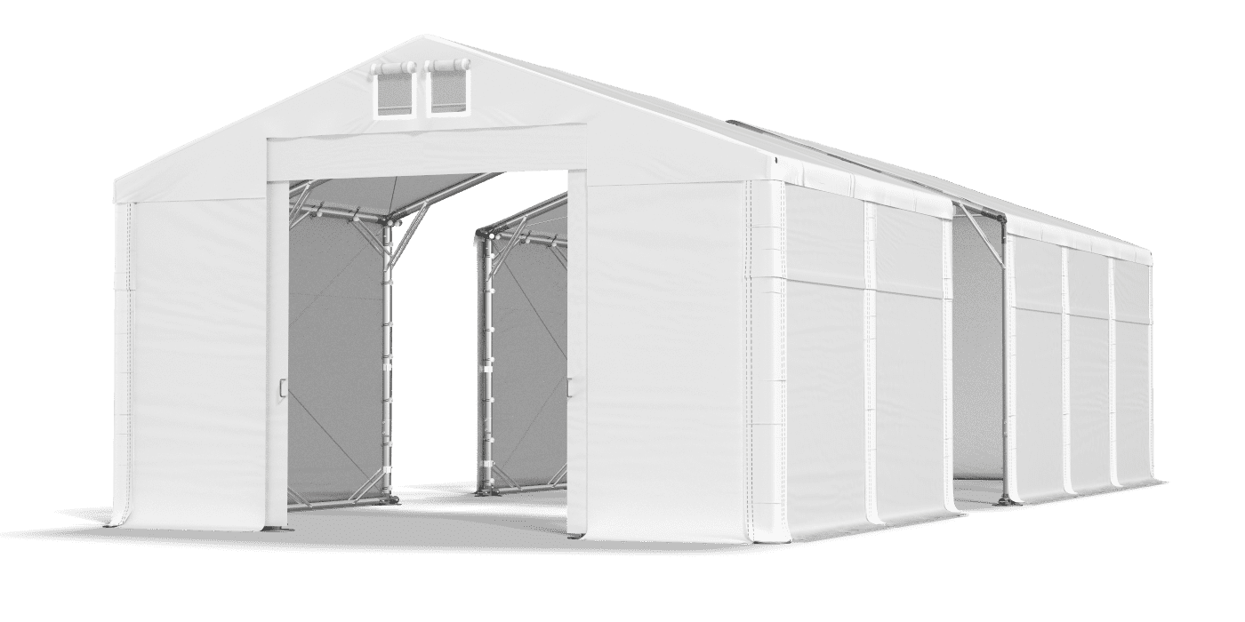 Ingresso tenda aperto