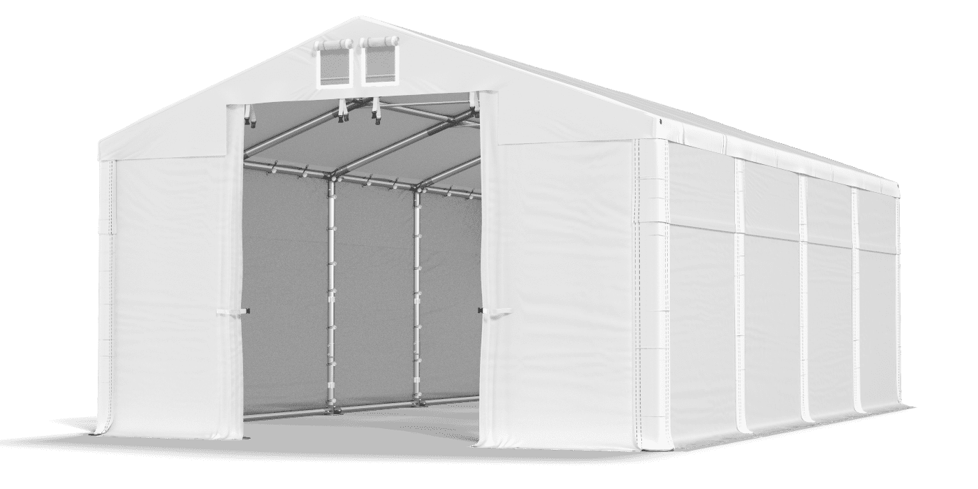 Ingresso tenda aperto