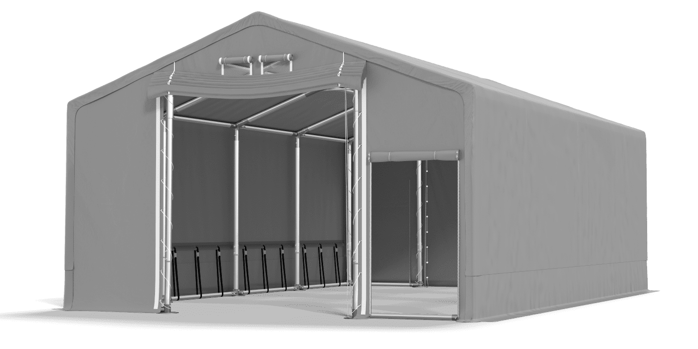 Ingresso tenda aperto
